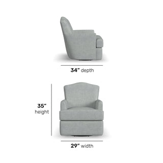 Judge Fabric Swivel Chair