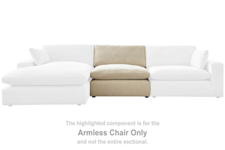 Elyza Armless Chair Chenille