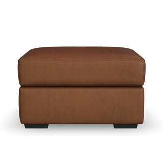 Henry Leather Ottoman