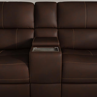 Henry Power Reclining Loveseat with Console & Power Headrests & Lumbar