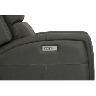 Linden Leather Power Recliner with Power Headrest & Lumbar