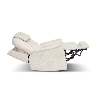 Zecliner Model 3+ Petite Fabric Power Lift Recliner with Power Headrest, Lumbar, Heat & Massage