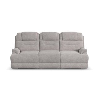 Zecliner Zofa Fabric Power Sleep Sofa with Power Headrests & Lumbar