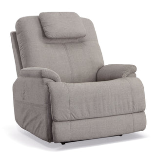 Zecliner Model 1 Fabric Power Sleep Recliner with Power Headrest & Lumbar