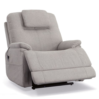 Zecliner Model 1 Fabric Power Sleep Recliner with Power Headrest & Lumbar