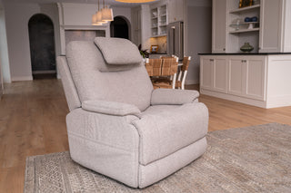 Zecliner Model 1 Fabric Power Lift Sleep Recliner with Power Headrest & Lumbar