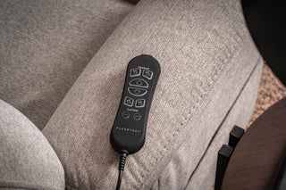 Zecliner Model 2 Fabric Power Sleep Recliner with Power Headrest & Lumbar