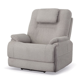 Zecliner Model 2+ Fabric Power Lift Sleep Recliner with Power Headrest, Lumbar, Heat & Massage