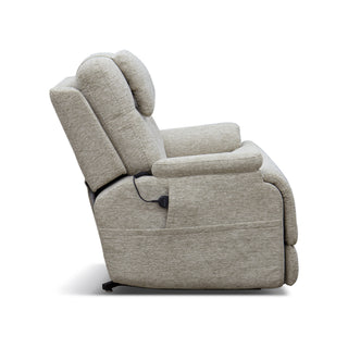 Zecliner Model 2+ Fabric Power Lift Sleep Recliner with Power Headrest, Lumbar, Heat & Massage
