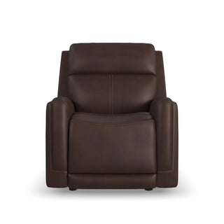 Alister Leather Power Gliding Recliner with Power Headrest and Lumbar