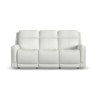 Alister Leather Power Gliding Sofa with Power Headrests & Lumbar