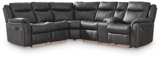 Sultan Meadow 2-Piece Reclining Sectional Faux Leather