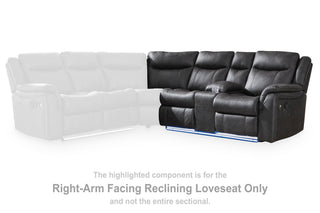 Sultan Meadow RAF Reclining Loveseat Faux Leather
