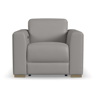 Aurora Leather Power Recliner with Power Headrest