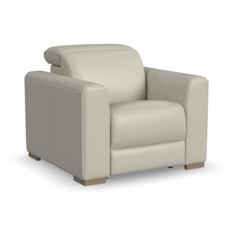Aurora Leather Power Recliner with Power Headrest