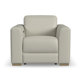Aurora Leather Power Recliner with Power Headrest