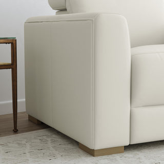 Aurora Leather Power Recliner with Power Headrest