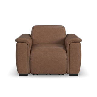 Camden Leather Power Recliner with Power Headrest