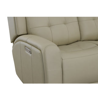 Grant Leather Power Reclining Loveseat with Power Headrests