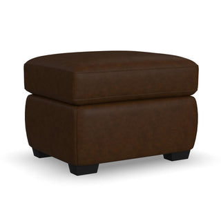 Hudson Leather Ottoman