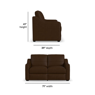 Hudson Leather Loveseat