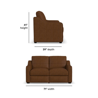 Hudson Leather Loveseat