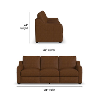 Hudson Leather Sofa