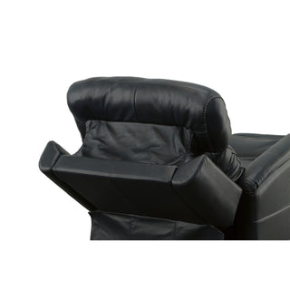 View Leather Power Swivel Recliner with Power Headrest