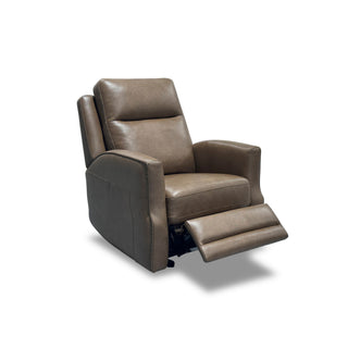 Maxwell Leather Power Gliding Recliner with Power Headrest and Lumbar