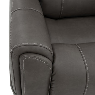 Carter Fabric Power Rocking Recliner with Power Headrest, Lumbar, Heat & Massage