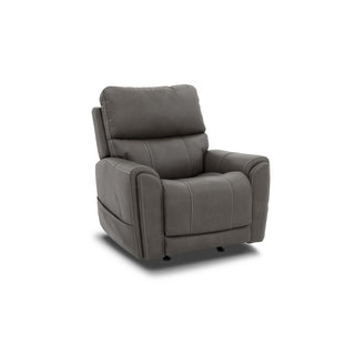Carter Fabric Power Rocking Recliner with Power Headrest, Lumbar, Heat & Massage