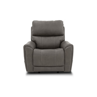 Carter Fabric Power Rocking Recliner with Power Headrest, Lumbar, Heat & Massage
