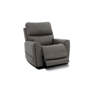 Carter Fabric Power Rocking Recliner with Power Headrest, Lumbar, Heat & Massage