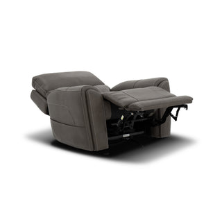 Carter Fabric Power Rocking Recliner with Power Headrest, Lumbar, Heat & Massage