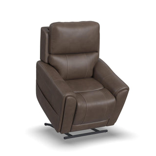 Carter Fabric Power Lift Recliner with Power Headrest, Lumbar, Heat & Massage