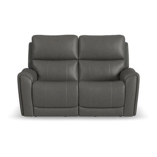 Carter Fabric Power Reclining Loveseat with Power Headrests & Lumbar
