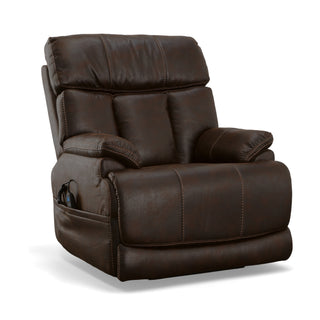 Clive Fabric Power Recliner with Power Headrest & Lumbar