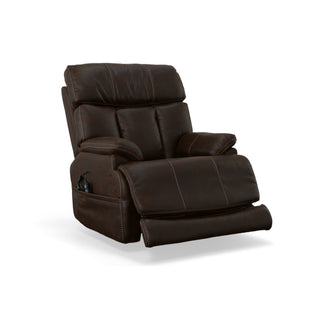 Clive Fabric Power Recliner with Power Headrest & Lumbar