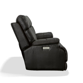 Clive Fabric Power Reclining Loveseat with Power Headrests & Lumbar