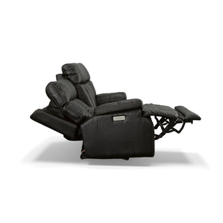 Clive Fabric Power Reclining Loveseat with Power Headrests & Lumbar