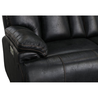 Clive Fabric Power Reclining Sofa with Power Headrests & Lumbar