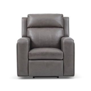Wyatt Leather Power Recliner with Power Headrest & Lumbar