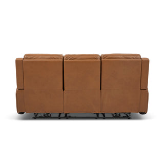 Wyatt Leather Power Reclining Sofa with Power Headrests & Lumbar