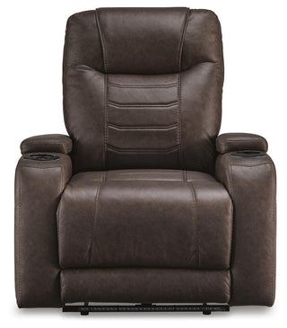 Schooner Rocks PWR Recliner/ADJ Headrest Faux Leather