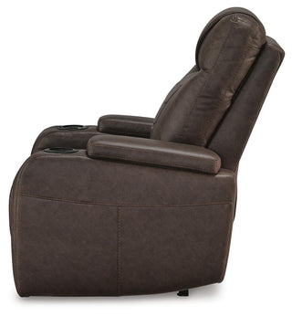 Schooner Rocks PWR Recliner/ADJ Headrest Faux Leather