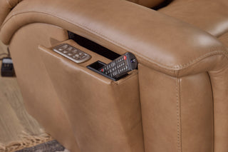 Ranger Leather Power Recliner with Power Headrest, Lumbar, Heat & Massage