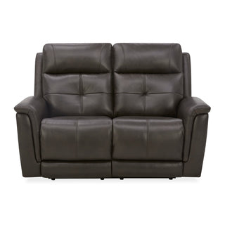 Ranger Leather Power Reclining Loveseat with Power Headrest, Lumbar, Heat & Massage