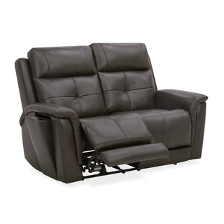 Ranger Leather Power Reclining Loveseat with Power Headrest, Lumbar, Heat & Massage