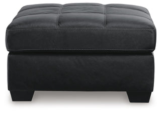 Barlin Mills Oversized Accent Ottoman Faux Leather
