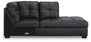 Barlin Mills RAF Corner Chaise Faux Leather